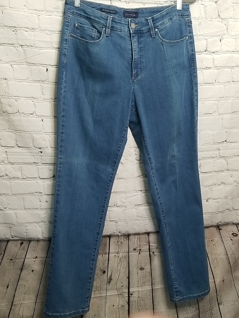Charter Club Women's Jeans Size 10 Lexington Straight Denim Blue